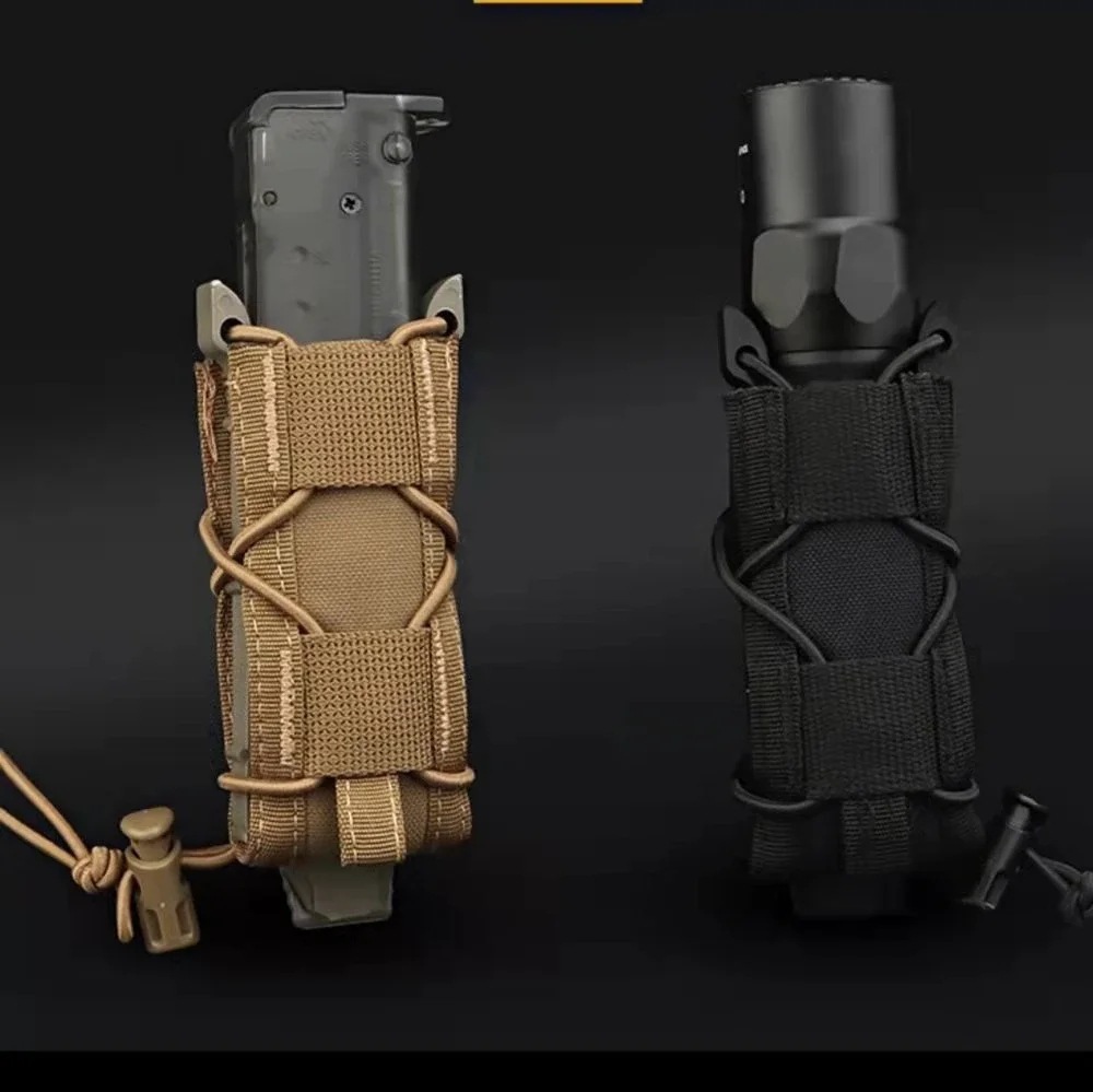 Edc Carry Knife - 9mm pistola única revista bolsa molle
