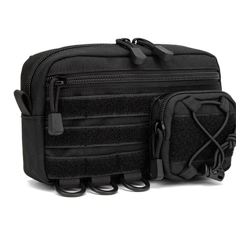 Edc Front Carry Bag - Bolsa Tática Horizontal MOLLE com Cordão
