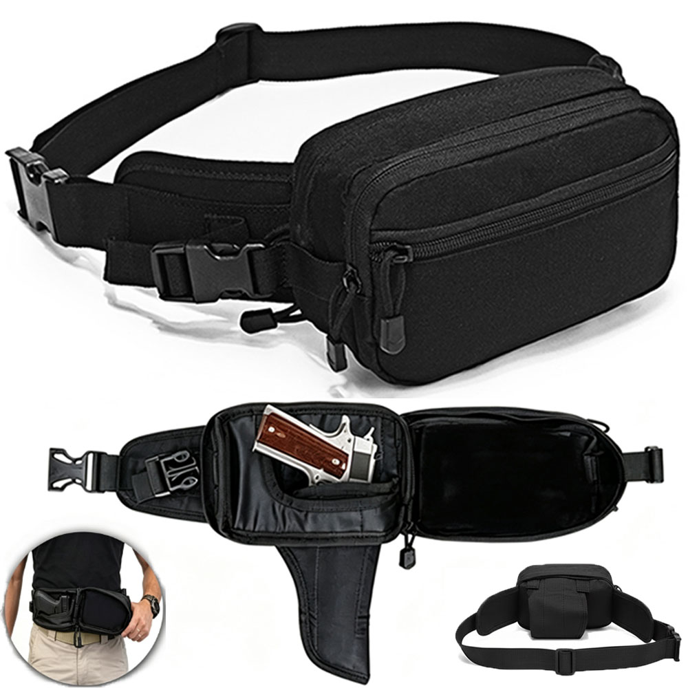 Edc Concealed Carry Fanny Pack - Bolsa tática para pistola, bolsa para