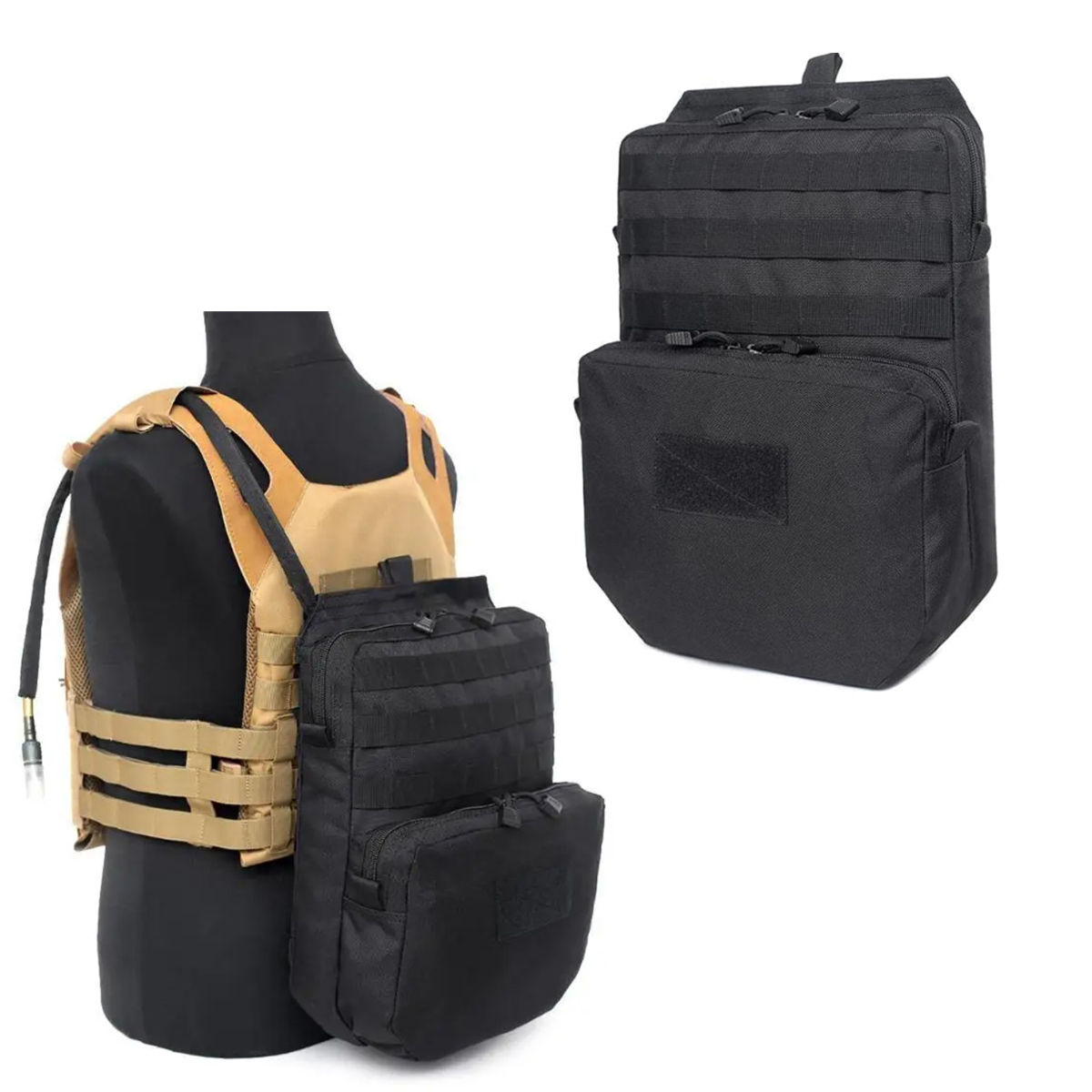 Edc Deep Carry - Outdoor Molle Nylon Bag, Camping Mochila
