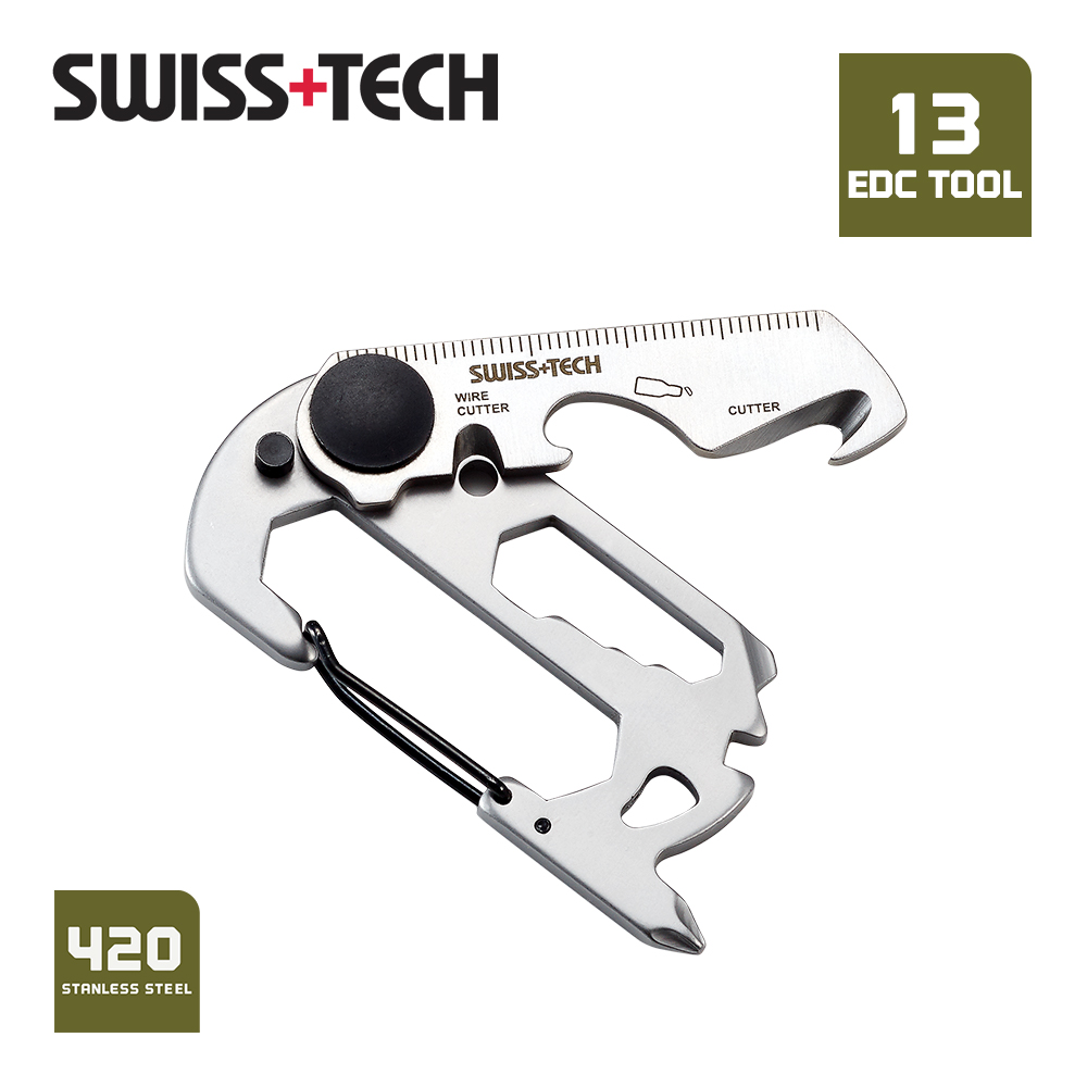 Edc Carry Knife - Swiss tech 13 em 1 mini