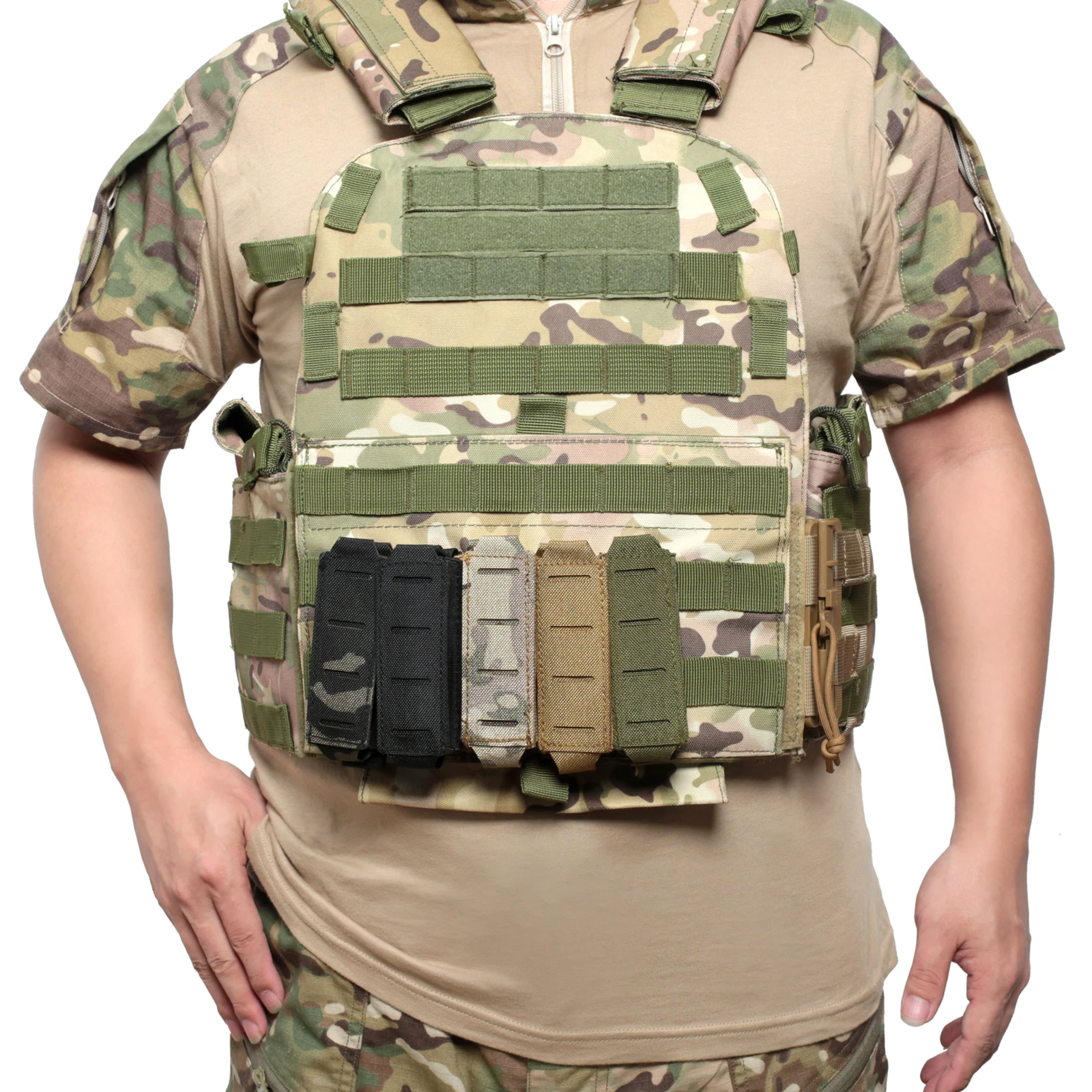 Molle 9mm revista bolsa único  - Edc Carry Knife avaliação e preço