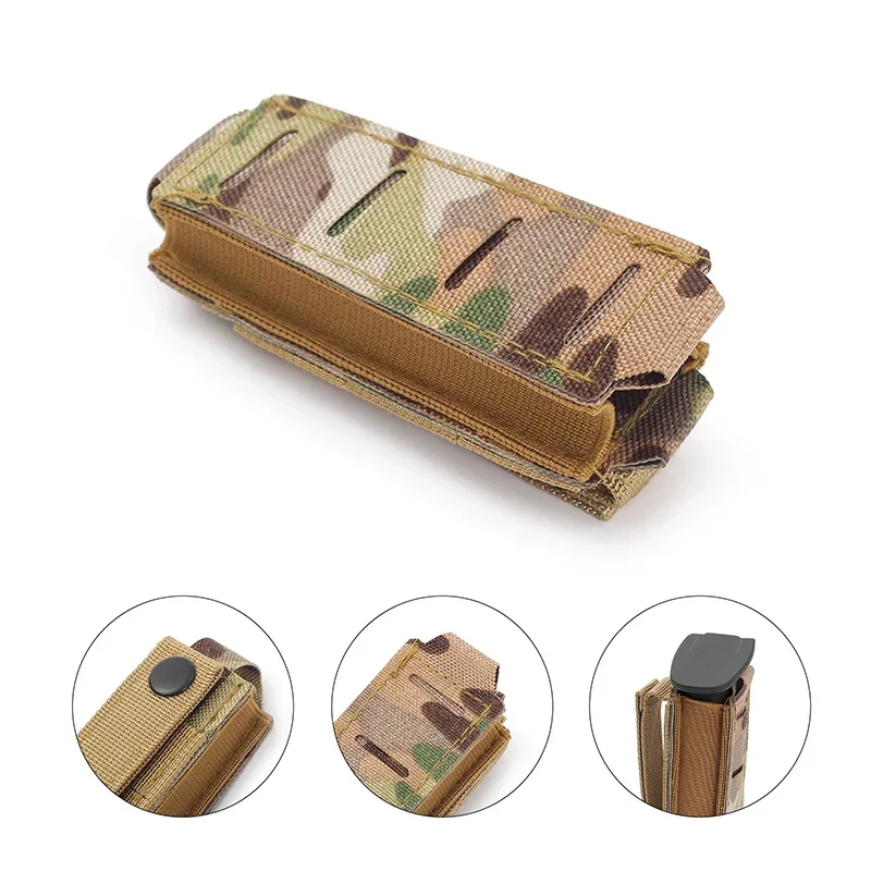 Molle 9mm revista bolsa único  - Edc Carry Knife avaliação e preço
