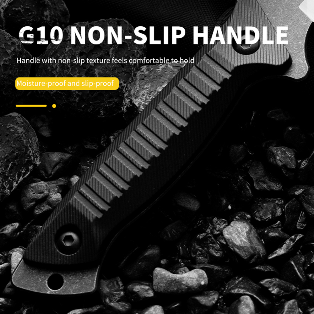 HUANGFU-alta dureza aço ao ar  - Edc Concealed Carry Knife avaliação e preço