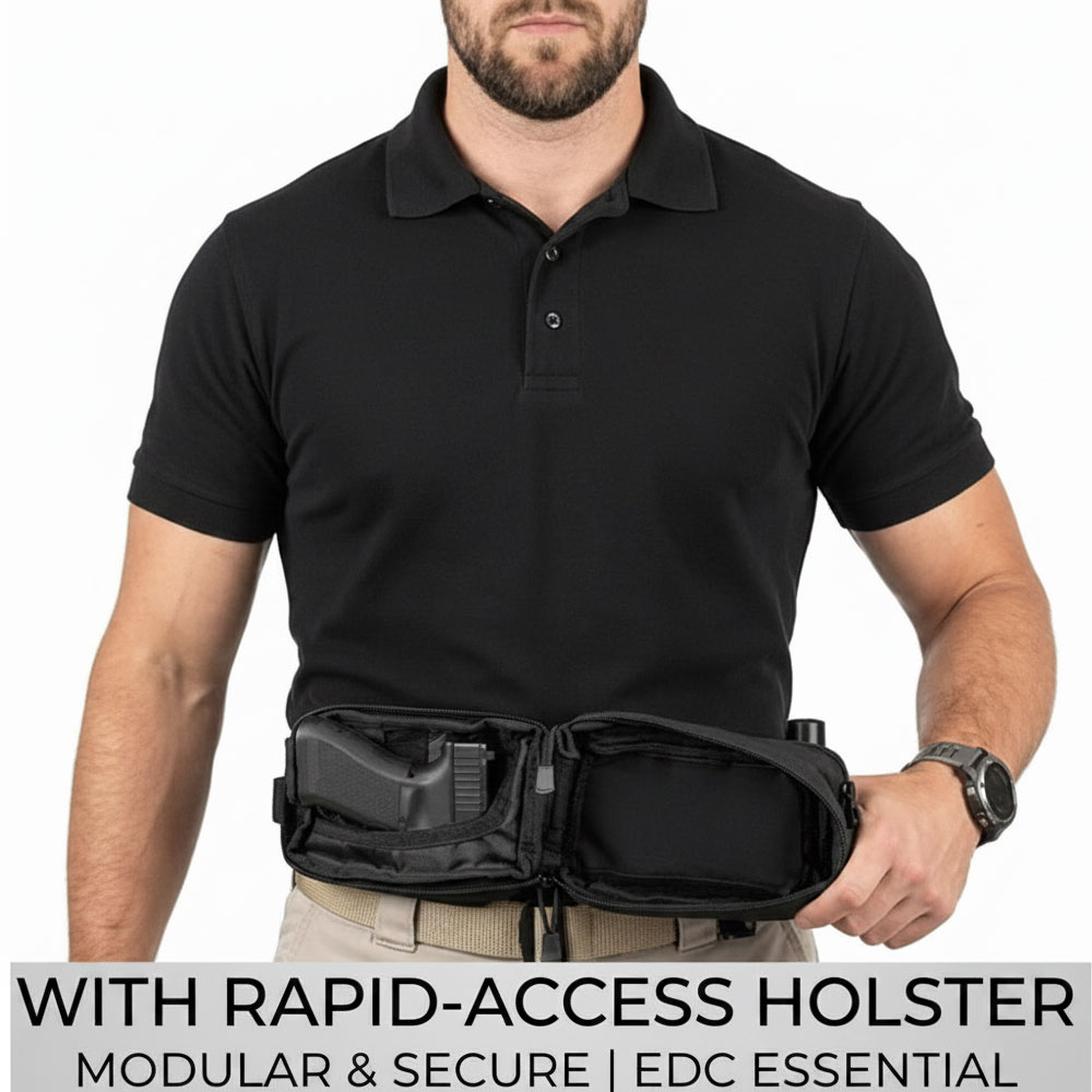 Bolsa tática para pistola, bol - Edc Concealed Carry Fanny Pack avaliação e preço