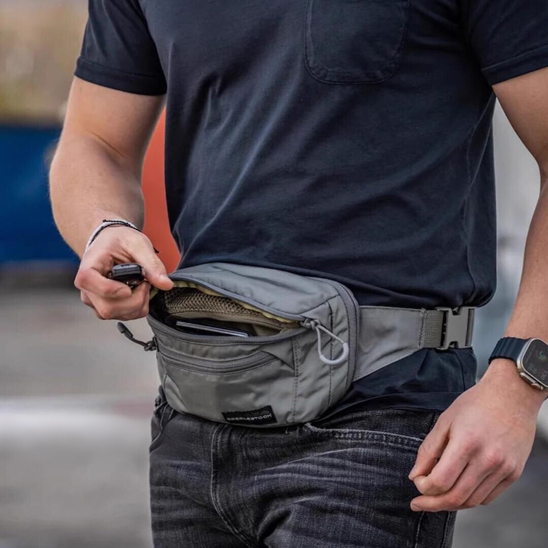 Saco de cinto masculino com al - Edc Concealed Carry Fanny Pack avaliação e preço