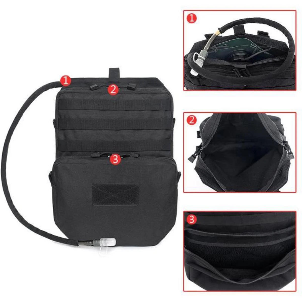 Outdoor Molle Nylon Bag, Campi - Edc Deep Carry avaliação e preço