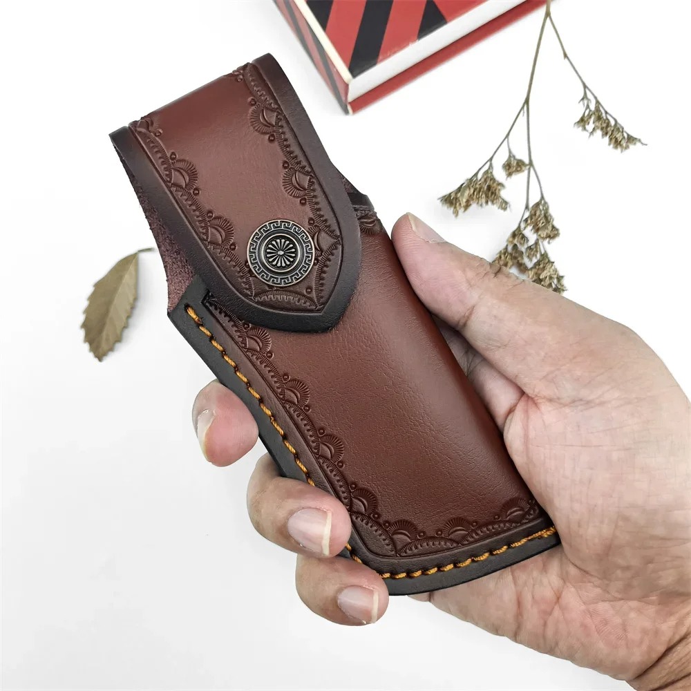 Capa de couro legítimo marrom  - Edc Carry Belt Leather avaliação e preço