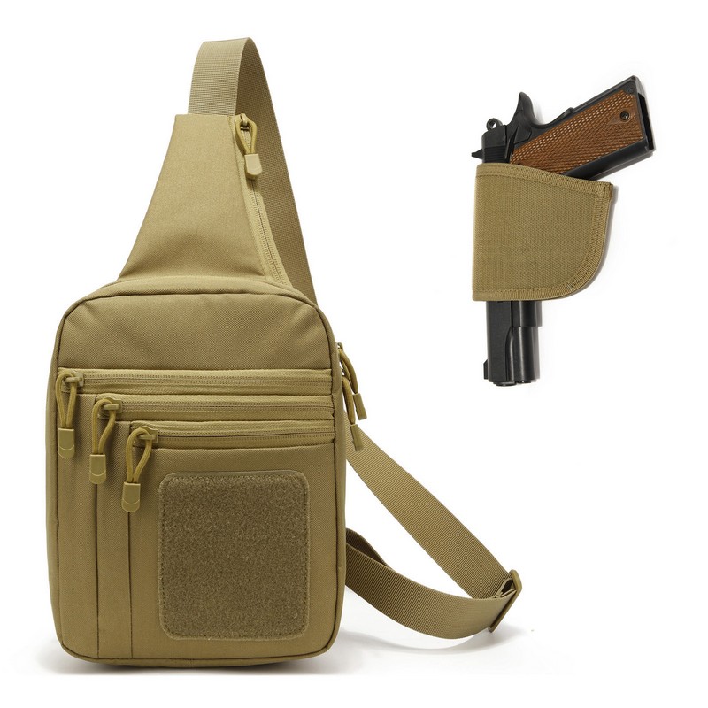 Novo saco de peito tático cold - Edc Concealed Carry Backpack avaliação e preço